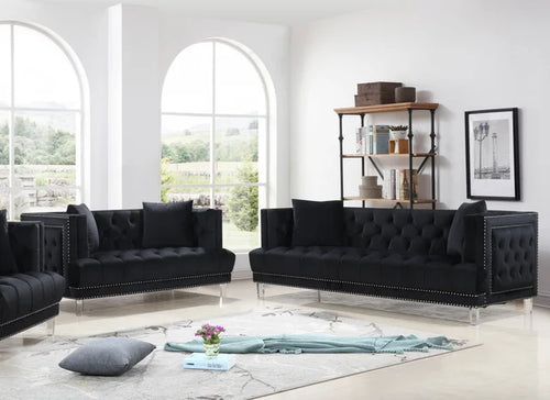 Lucas Black - 2pc Sofa and Loveseat Set