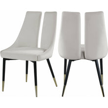 Load image into Gallery viewer, Sleek Velvet Dining Chair