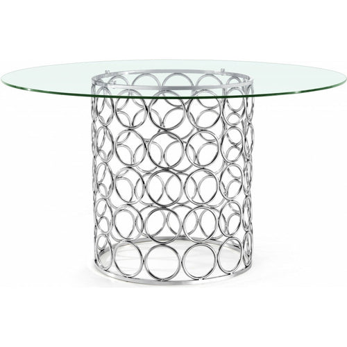 Opal Dining Table Chrome